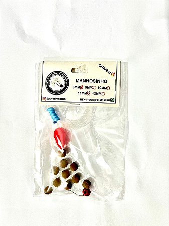 Manhoso 8mm cor de acquamil Anteneiros